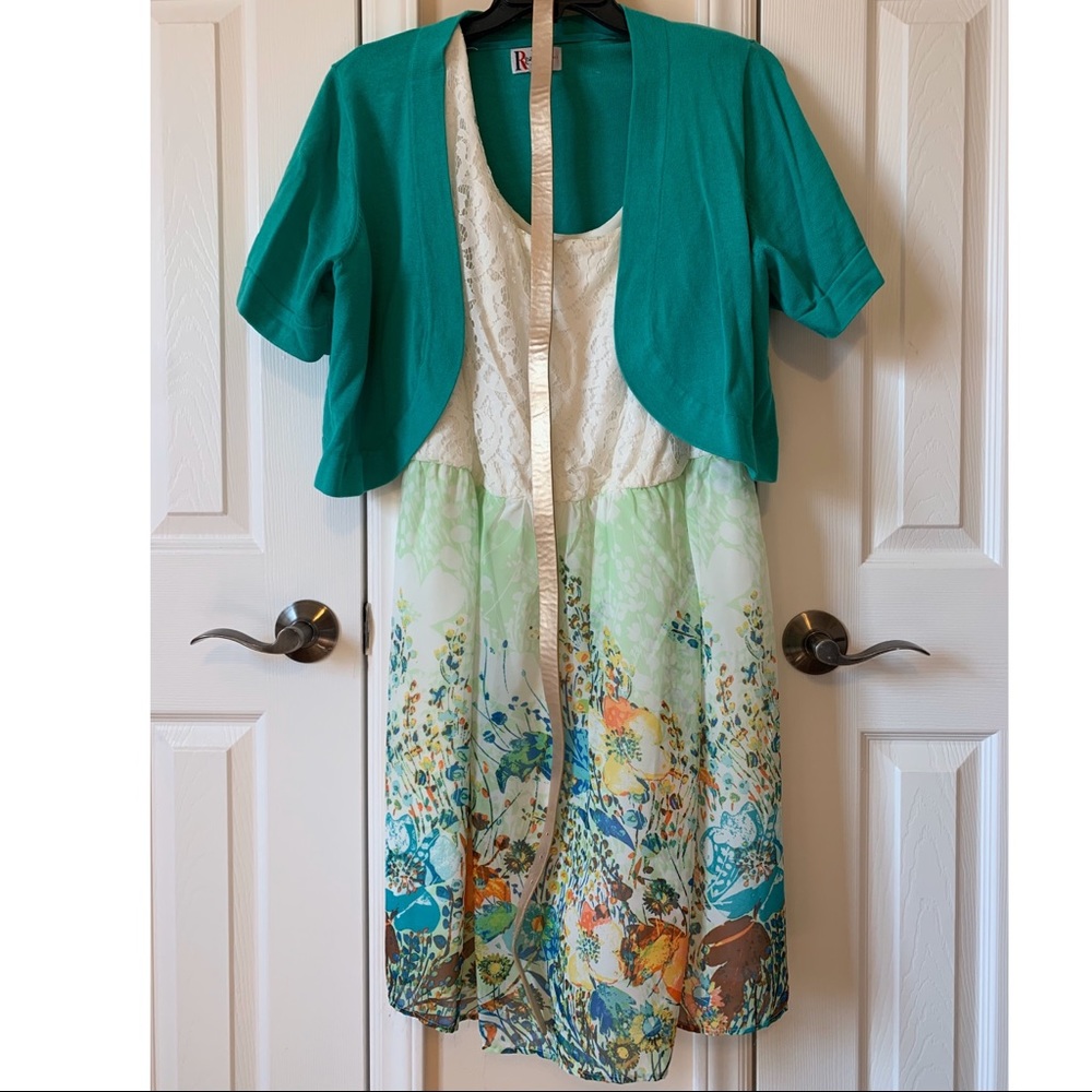 Dress and coverup set